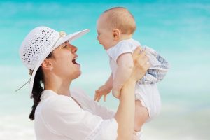 mother with baby